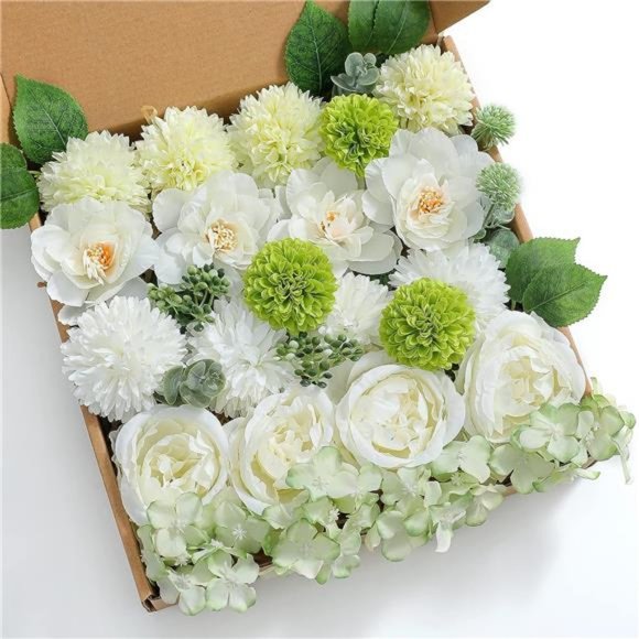 Multi Use Artificial Flowers Combo for DIY Centerpieces Arrangements Wedding DIY - Picture 1 of 6